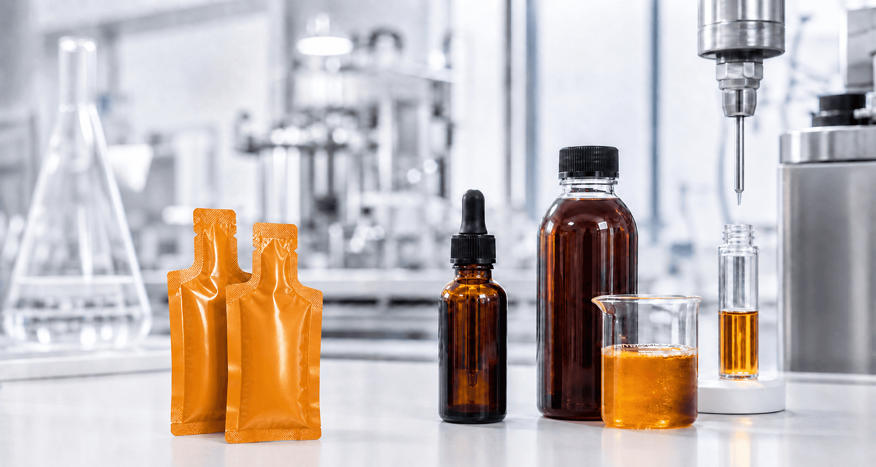 Liquid supplement manufacturing for tinctures, drops and functional beverages