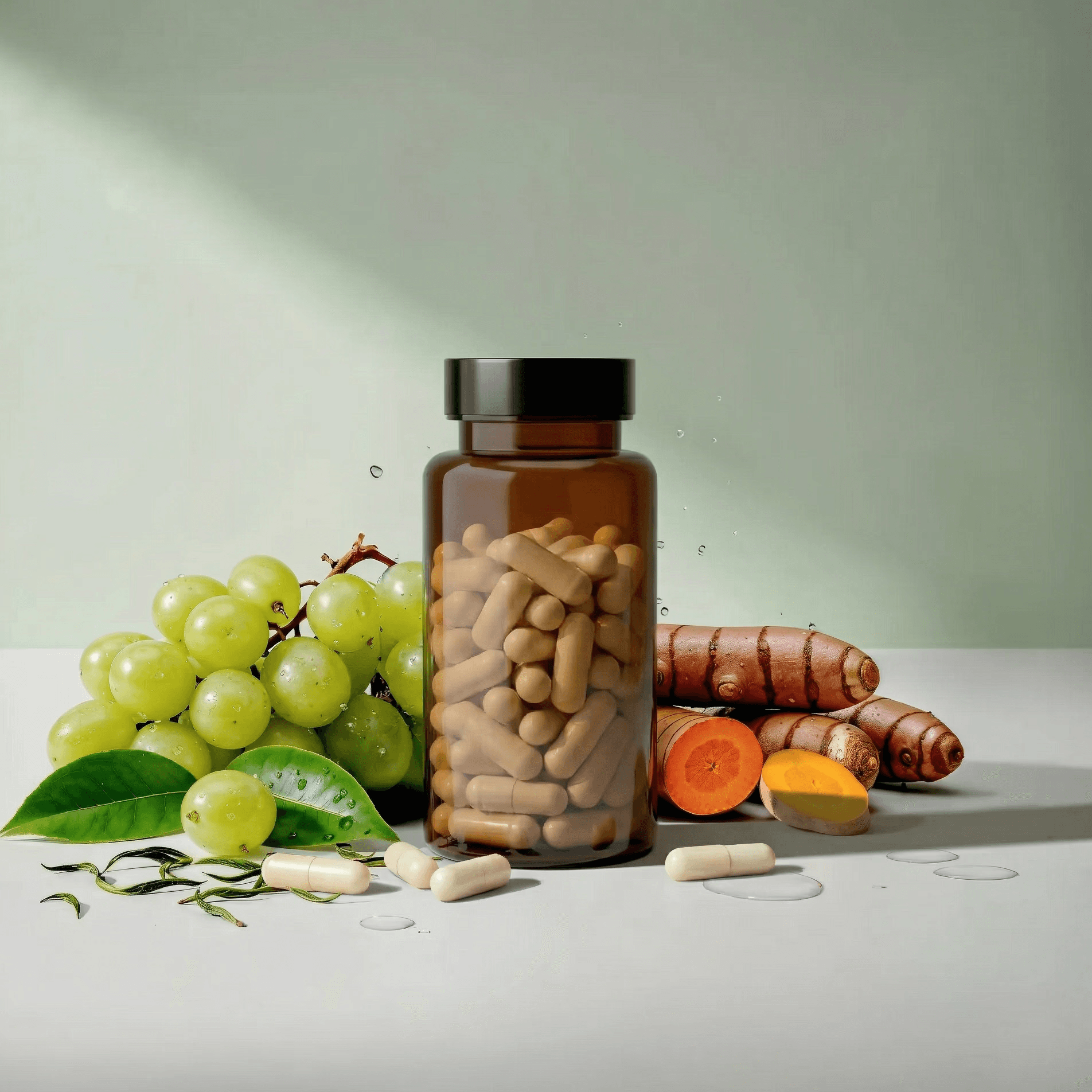 Antioxidant capsule private label supplement formula